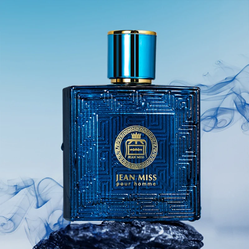 Blue Eros 50ml Perfumy Męskie Trwały Lekki Zapach Świeży Ocean Cologne Perfumy Marka Gentleman Woda Toilette Randki Bodymist