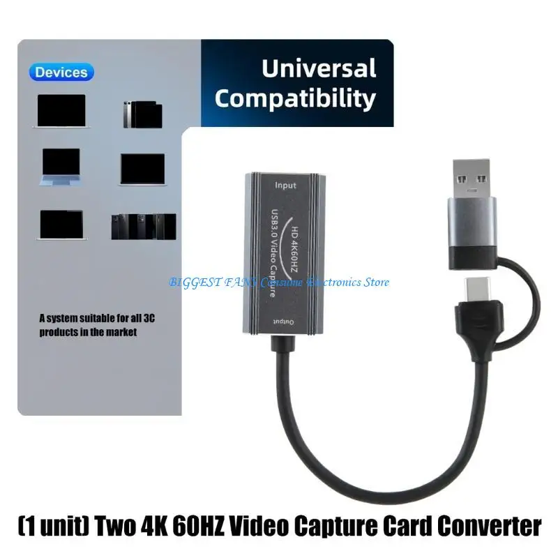 Geben Sie C+USB in HDTV Video Card Video Converter Adapter Adapter Card ein