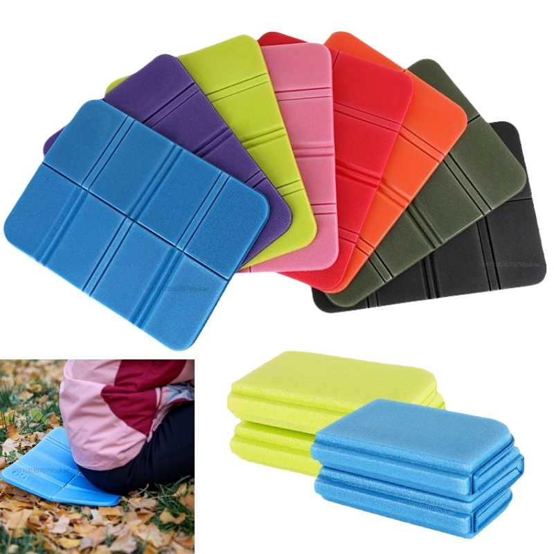  Beach Camping Mat XPE Outdoor Cushion Folding Foam Portable Picnic Mat Dirt Moisture-Prevent Folding Seat Cushion Camping Pad 