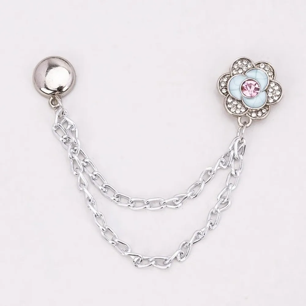 Adjustable Clothing Magnetic Clasp Seam Free Shiny Chain Metal Buttons Clip Detachable Alloy Cuff Fixing Magnet Pin Skirts