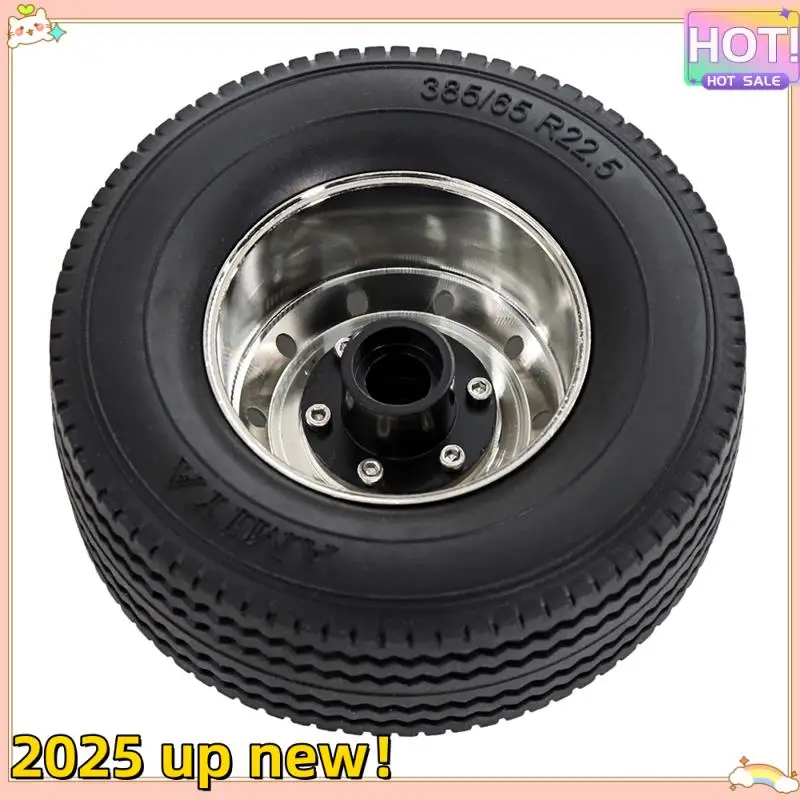 

Stylish-Metal Wheel Drive/Bearing Hub Rim Double Wheels Set For 1/14 Tamiya RC Trailer Tractor Truck SCANIA