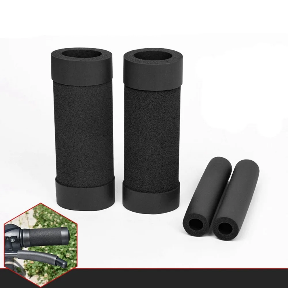 

Frosted Sponge Electric bike Handlebar Anti-slip Universal Motorcycle Grips Shock-absorbing Frosted Handlebar Cover