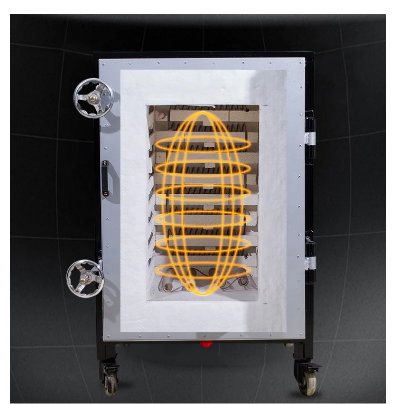 MK 1240.C High Temperature (1250C) Fast Firing HRE Resistance Wire Ceramic Electric Kiln Laboratory Use 9KW 220V/50HZ 1 Year