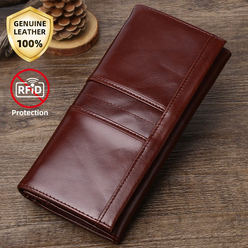 SCHLATUM Women Leather  Wallet Long Multifunction Business Card Holder Purse Brand Fashion Female Purse