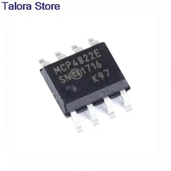 New original 50pcs/lots MCP4822-E/SN MCP4822 SOP-8 IC In stock!Talora Store