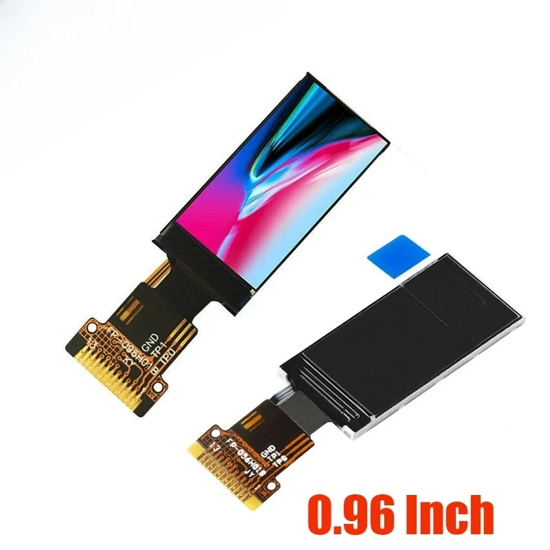 IPS Display 0.96 Inch TFT LCD Display Screen 80*160 ST7735 Drive IC 3.3V 13PIN SPI HD Full Color For LCD Module 80x160 Dropship