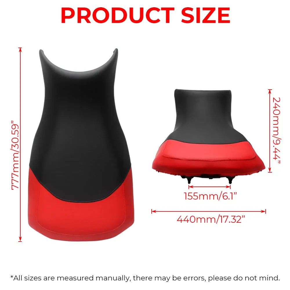 Rider Seat Atv/Utv Seat Pad Complete Seat Pad Compatible With Can‑Am Outlander 2013-2025 Atv/Utv Seat Pad Black Rider Seat Pad