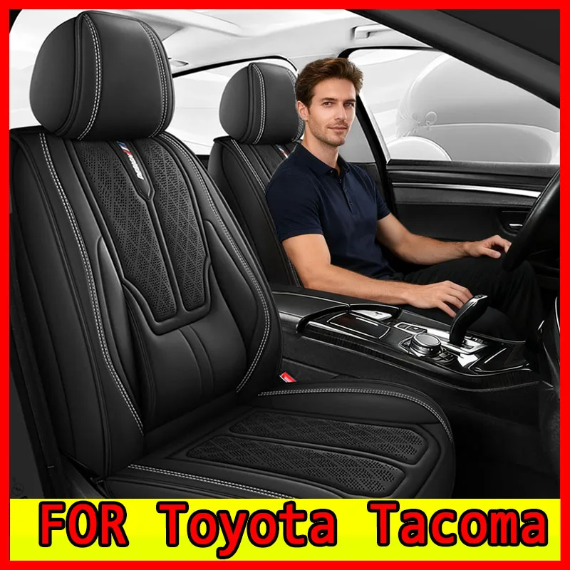 

FOR Toyota Tacoma Car seat cover artificial leather waterproof wear-resistant and dirt-resistant soft full-wrap seat cover