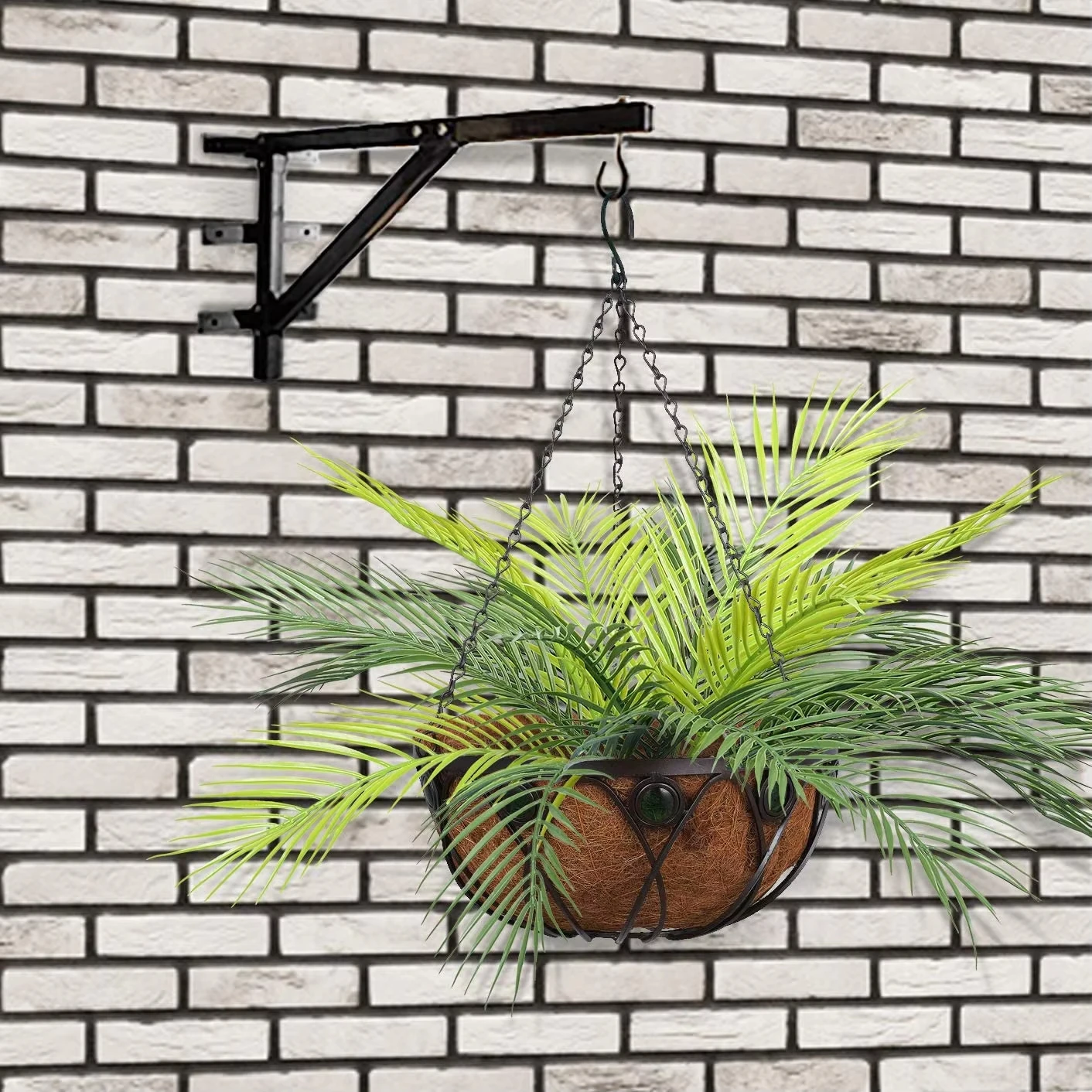 شجرة النخيل الاصطناعية النباتات البلاستيكية الخضرة وهمية فو للمنزل داخلي في الهواء الطلق حديقة زارع حشو حفل زفاف الديكور