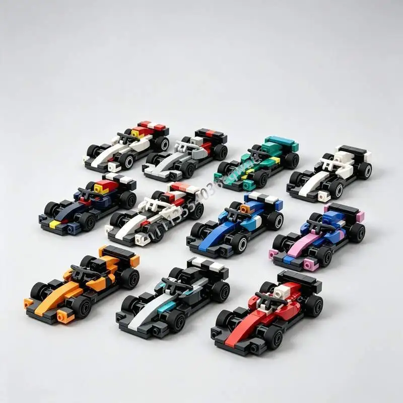 nouveau-630-piEces-mini-f1-2026-modele-de-collection-de-voitures-de-course-blocs-de-construction-moc-jouet-educatif-d'assemblage-creatif-diy-cadeau-populaire