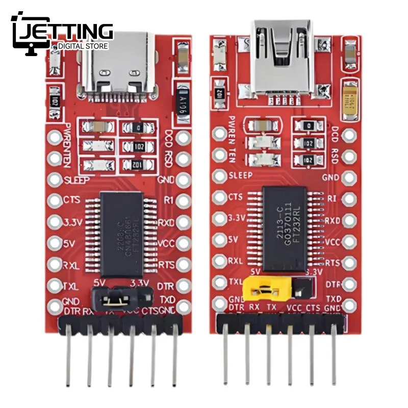 

1 шт. USB-TTL Mini / Type-C FT232RL FT232 FTDI USB 3.3V 5.5V модуль последовательного адаптера TTL для Arduino FT232 Pro Mini Port