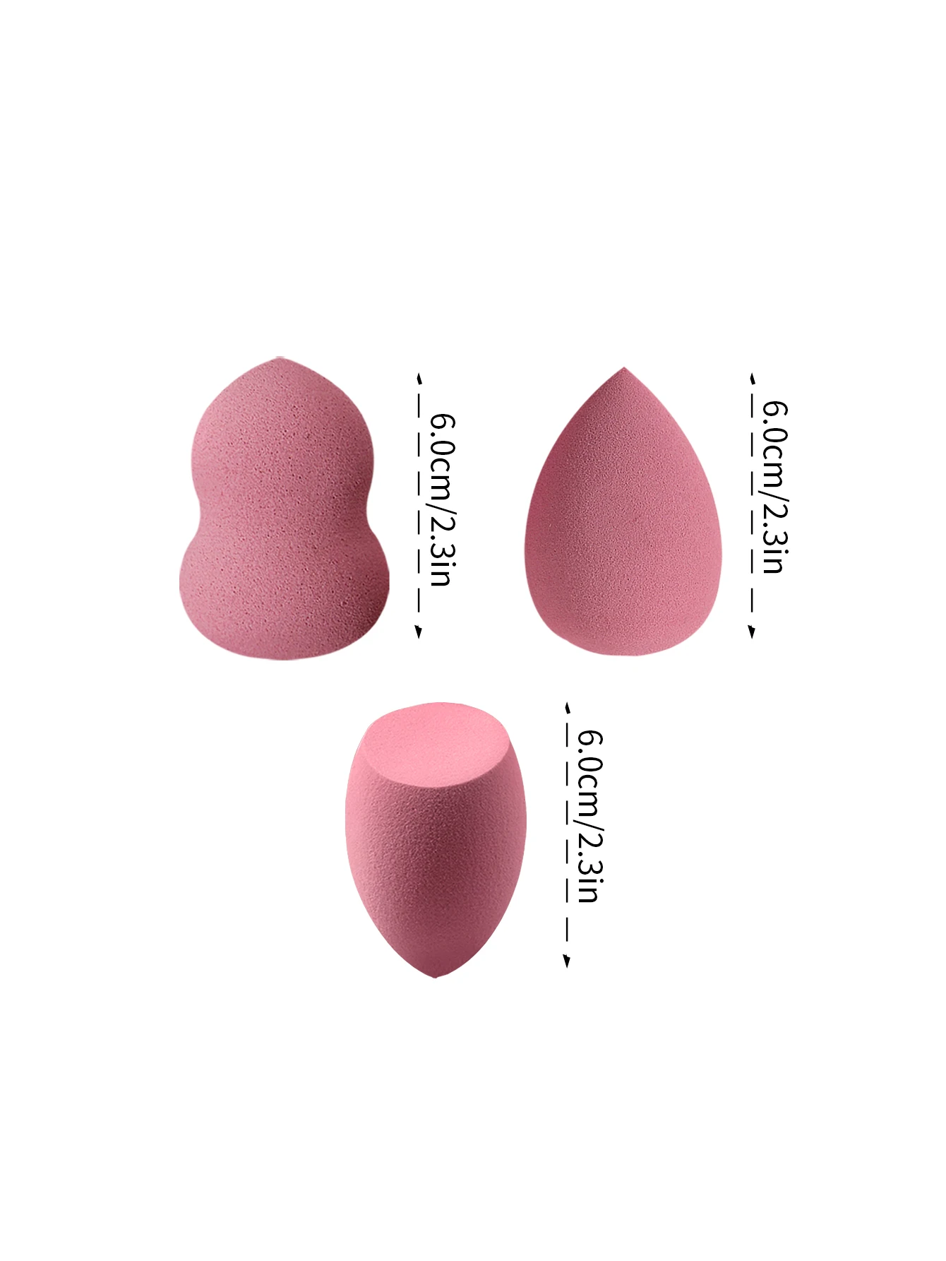 Ensemble d'œufs éponge de maquillage professionnel multicolore 6 pièces, haute résilience, application de maquillage fine, outil de maquillage pour le visage lisse