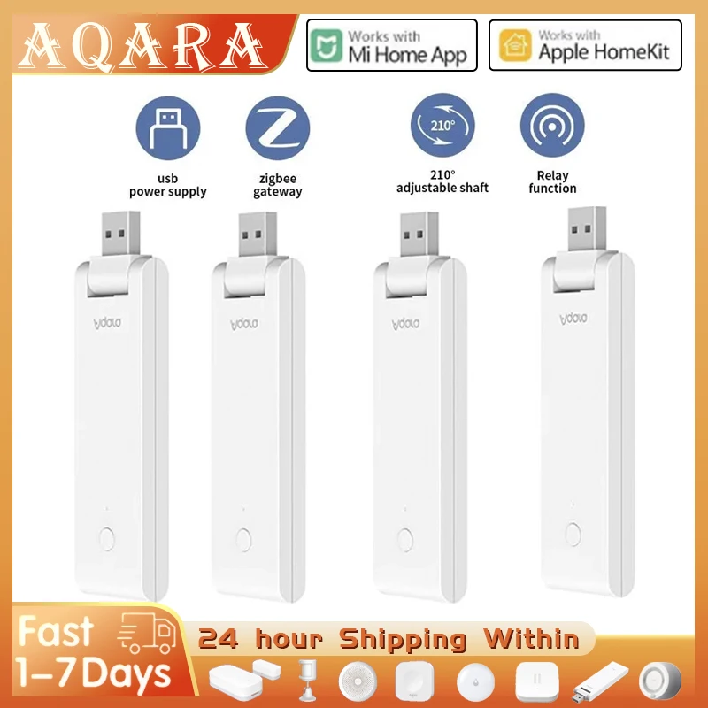 

Aqara E1 Hub Zigbee 3.0 Wifi Repeater USB Smart Gateway Hub Wireless Zigbee Hub Remote Control For Mijia Mi Home Apple Homekit