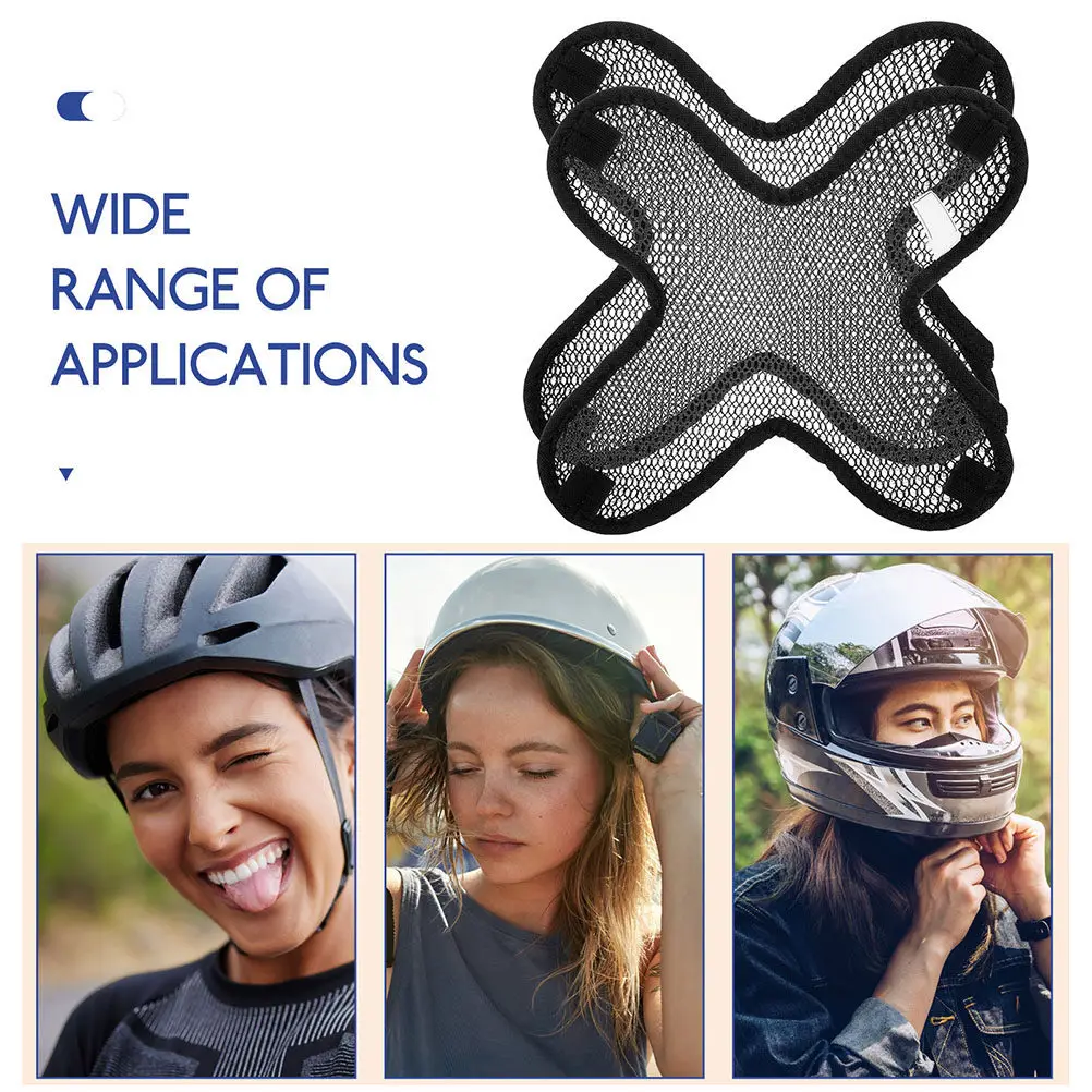 Hard Hat Cooling Pad 3 Piece Breathable Mesh Sweat Absorbing Liner Heat Resistant Cushion for Outdoor Work