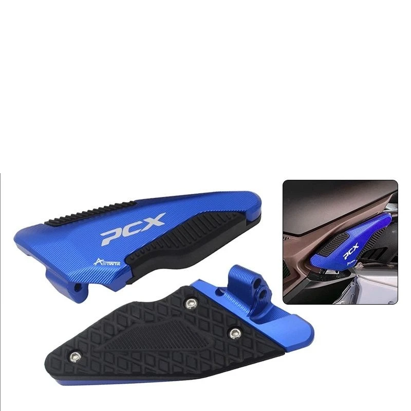 

Motorcycle Rear Passenger Footrest Footpegs For Honda PCX 125 160 PCX125 PCX160 2018-2025 Foot Rest Pegs Pedals Step Accessories
