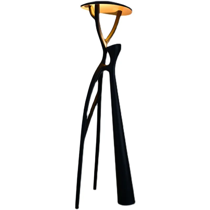 

Nordic style hotel lobby floor lamp exhibition hall shopping mall villa living room resin humanoid tree branch sculpture