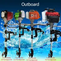 New Exercise Fishing Boat Engine Inflatable Boat Outboard Motor Gasoline Marine Motor 2.0/2.2/3.5/4.0 Horsepower Hanging Paddle