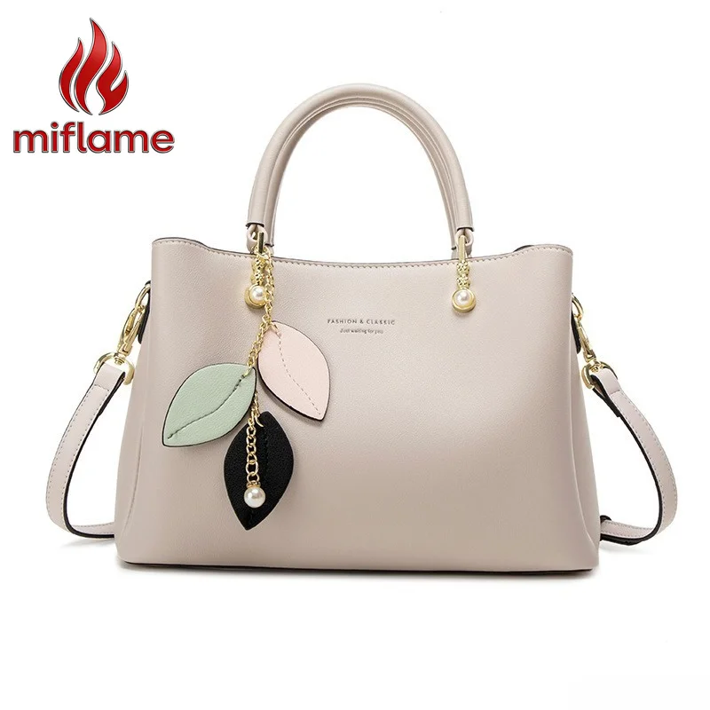 Genuine Leather Crossbody Bag for Women Large Capacity Handbag with Top Handle Minimalist Style Fashion Trend