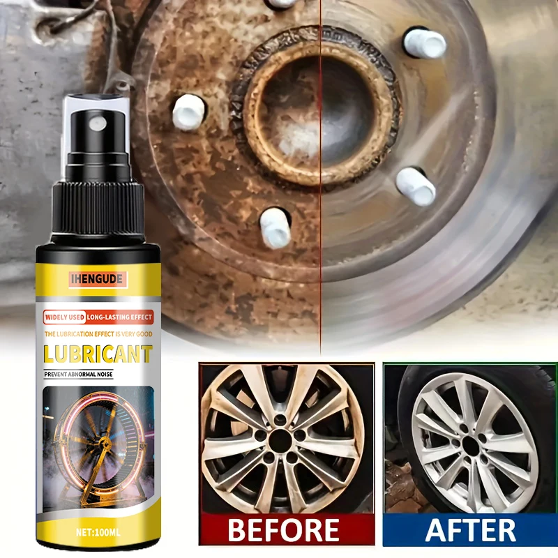 100ml Metal Care Lubricant Spray - Reduces Friction, Protects Metal - Powerful Spray for Car and Bicycle Chain Maintenance, Easy to Use, Smooth Spray, Professional-Grade Spray, High-Performance Formula, Long-Lasting, Protects Coatings, for Industrial Workers, DIY Enthusiasts