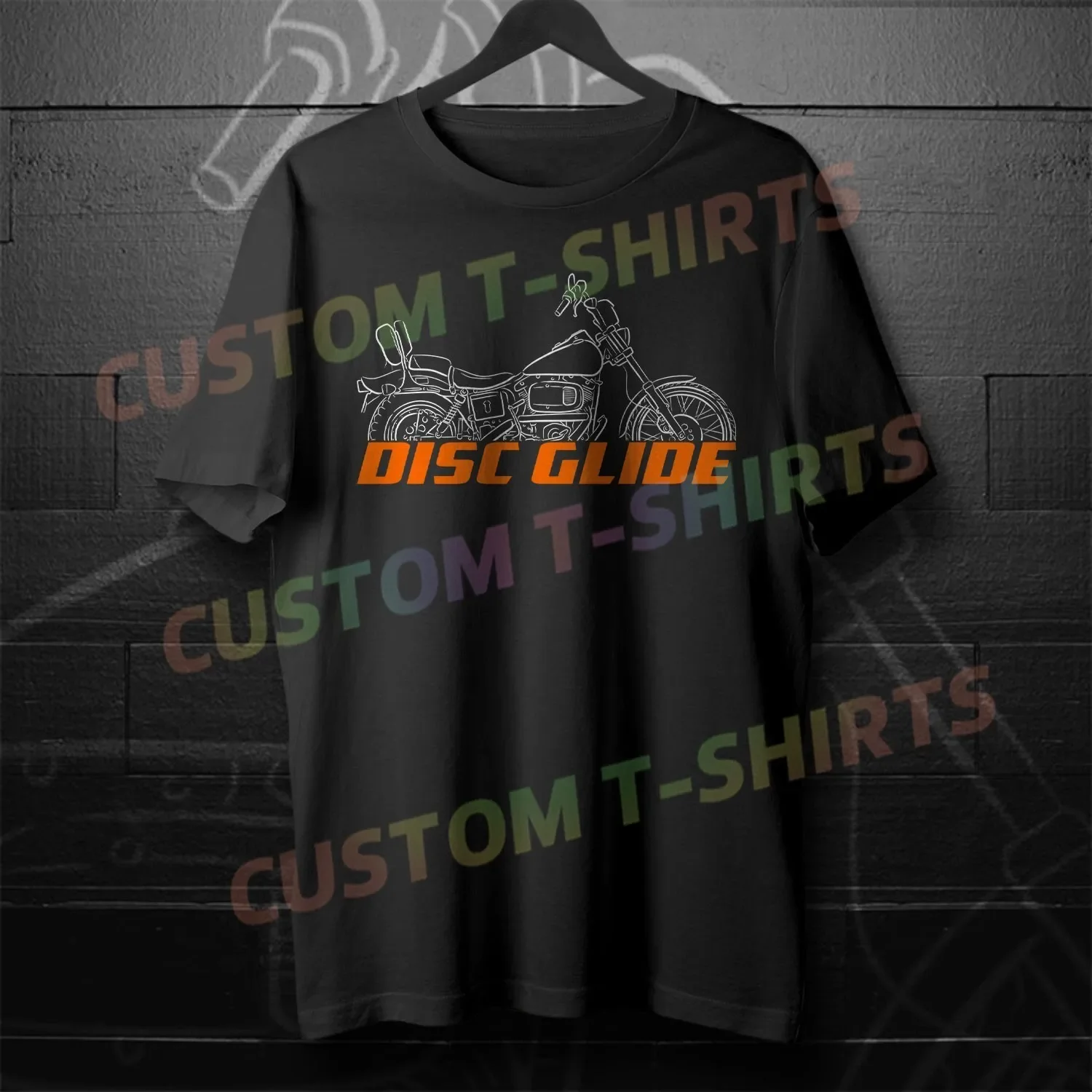 

Harleys FXDG & FXRDG Disc Glide Logo T Shirt for Men Leisure Tee High Quality 100% Cotton