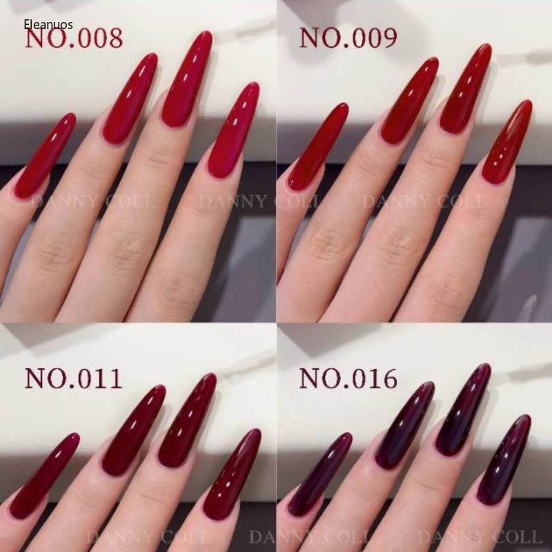 Dannycoll TPO/HEMA/TMPTA gratuit 30 pièces automne hiver marron rouge Gel vernis à ongles ensemble avec carte de couleur coréen tremper UV LED Gel 15ml