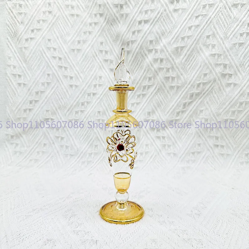 Egyptian Characteristic Flavor Bottle 13cm Essential Oil Bottle, Glass Jewelry Ornament