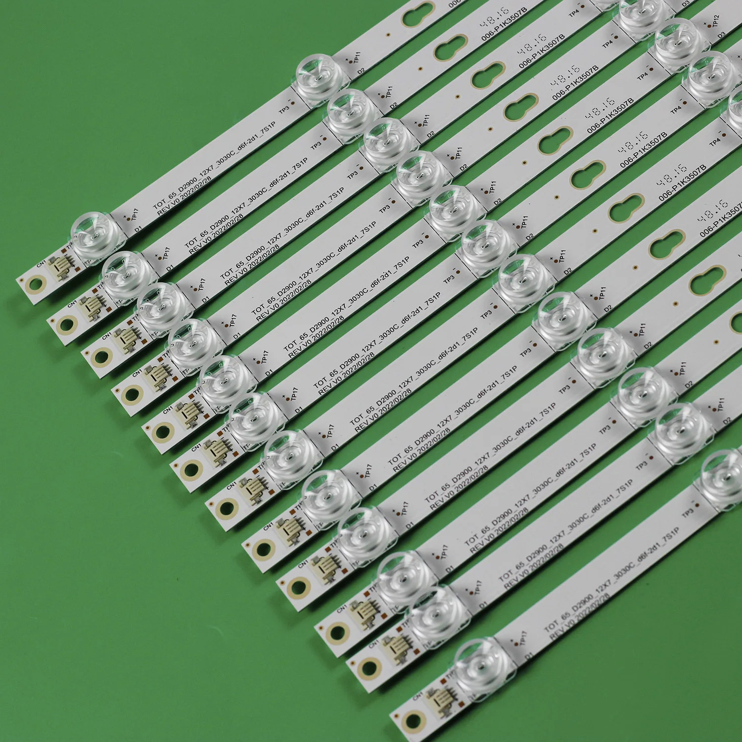 12pcs/set LED strip For TCL 65S403 65S401 65S405 65S423 65D2900 D65A620U 65A730U U65P6046 65p2us U65P6006X1 65E17USM LVU650SS0T