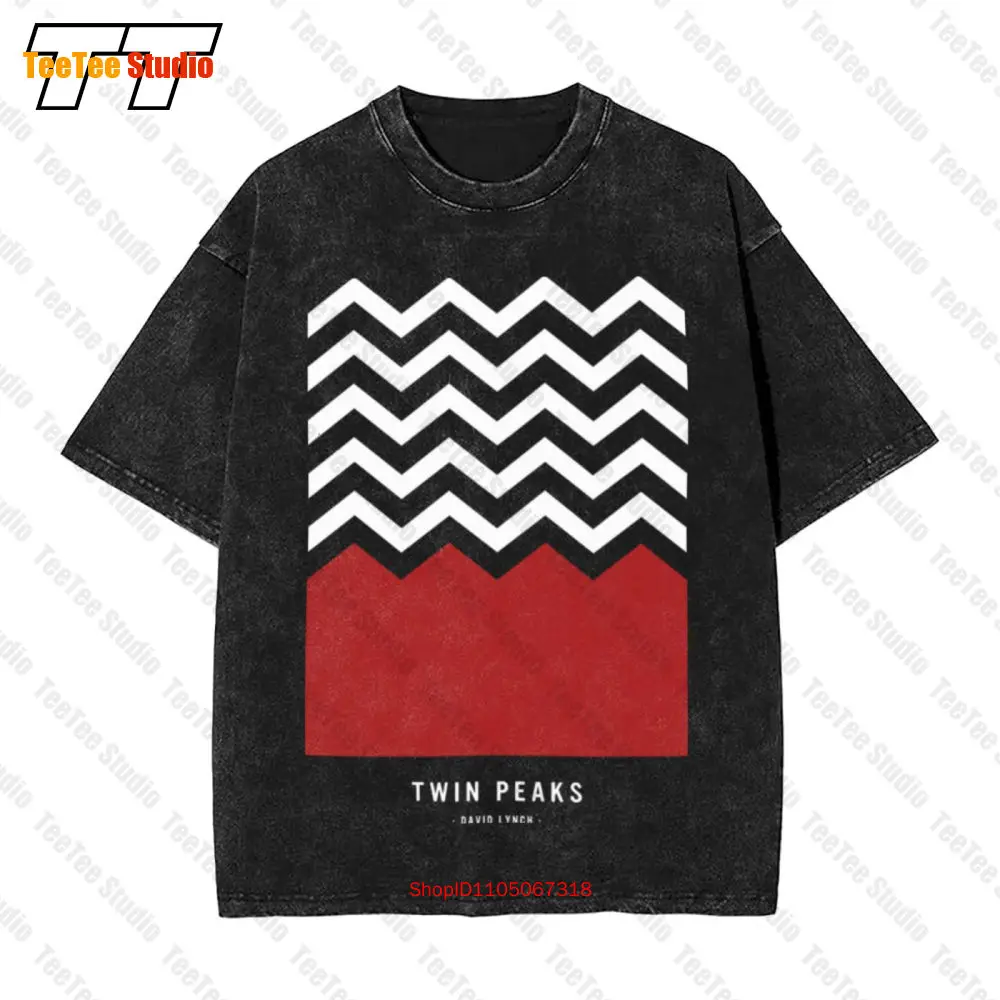 

Винтажная футболка оверсайз Twin Peaks David Lynch Camiseta J5IZ