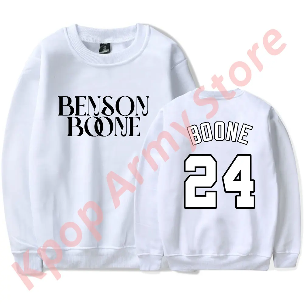 Benson Boone 24 Crewneck Fireworks And Rollerblades Tour Logo Merch T-Shirts Cosplay Women Men Fashion Sweatshirts