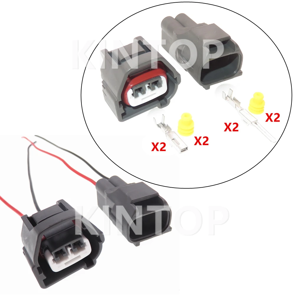 

1 Set 2 Pins Automobile Crankshaft Position Sensor Wire Connector AC Assembly 7282-7023-10 7283-7023-10 7283-7023-30