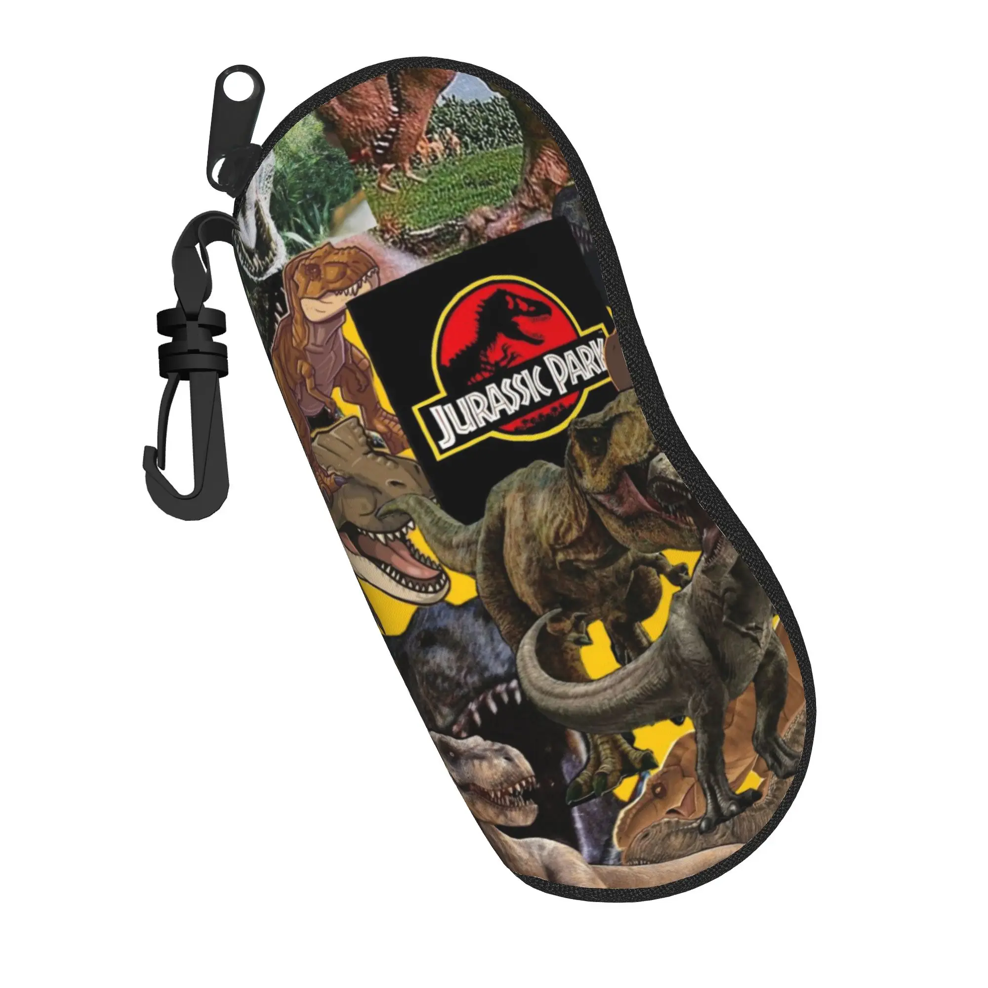 

Harajuku Cartoon Glasses Case Jurassics World Jurassics park Accessories Box Glasses Box Ins Style Eyewear Container