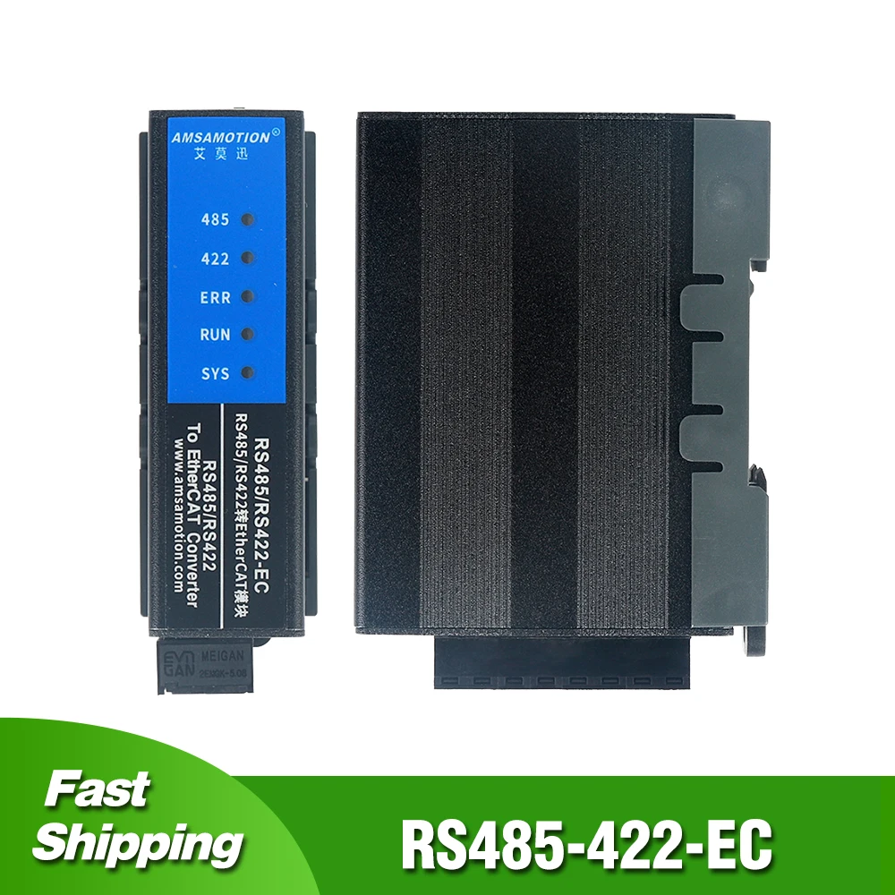 RS485/RS422 to EtherCAT Converter Bus Module RS485 RS422 Serial Server RS485/RS422-EC Modbus RTU to EtherCAT