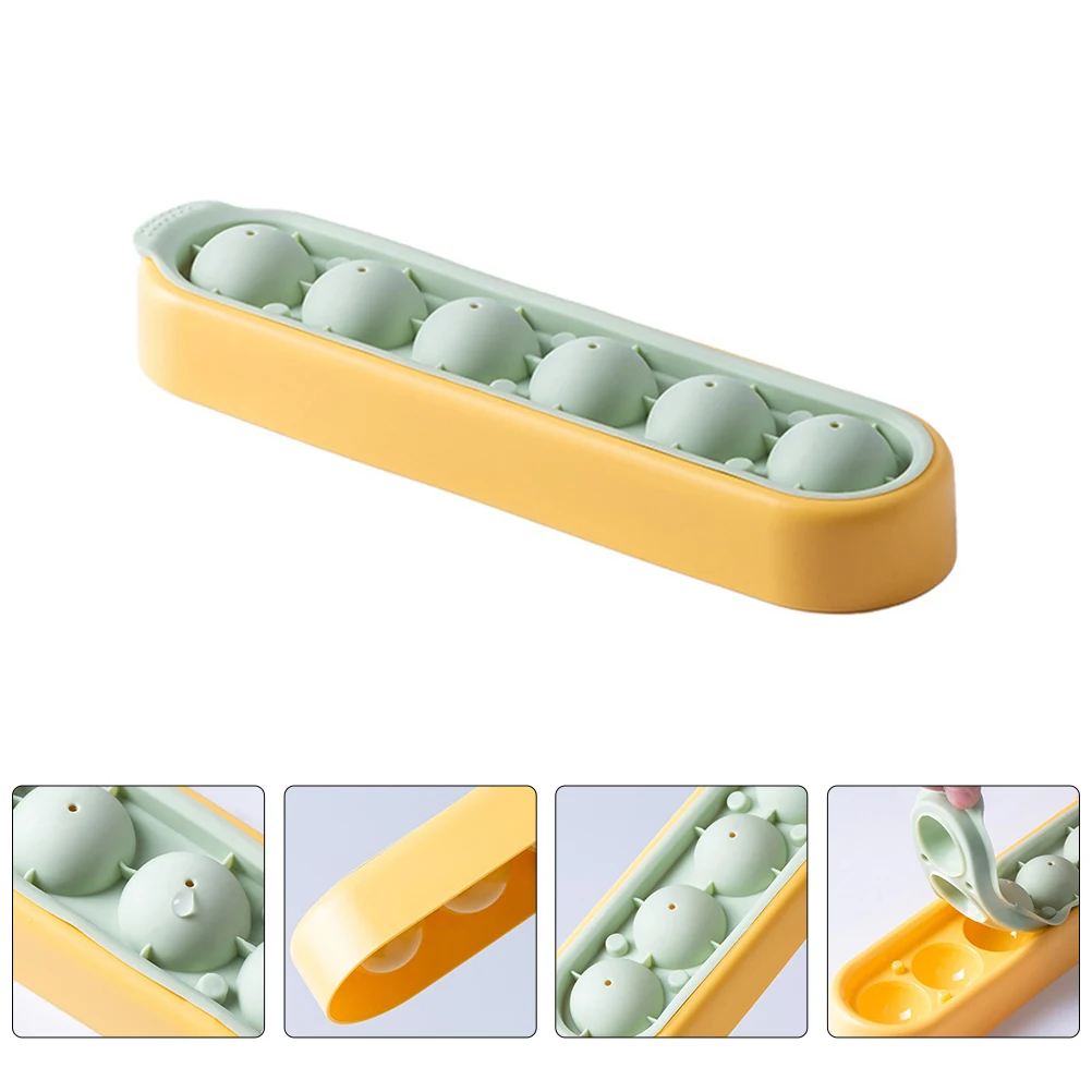

Spherical Cube Tray Round Ice Mold Leak-Proof Ice Ball Maker For Whiskey Juice Beverage Home Kitchen Use