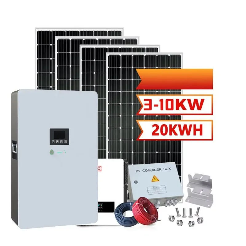 Customized All In One Hybrid 30Kw Generator 1MW Solar Energy Storage System 12KW Hybrid Inverter Solar Power System