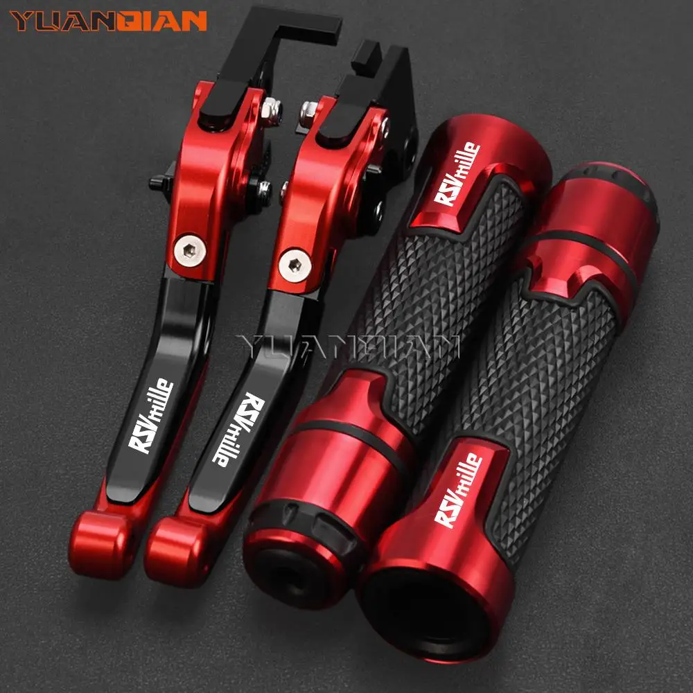 For Aprilia RSV 1000 R Mille RSV1000 R Mille 2004 2005 2006 2007 2008 Adjustable Motorcycle Brake Clutch Levers Handle bar grips