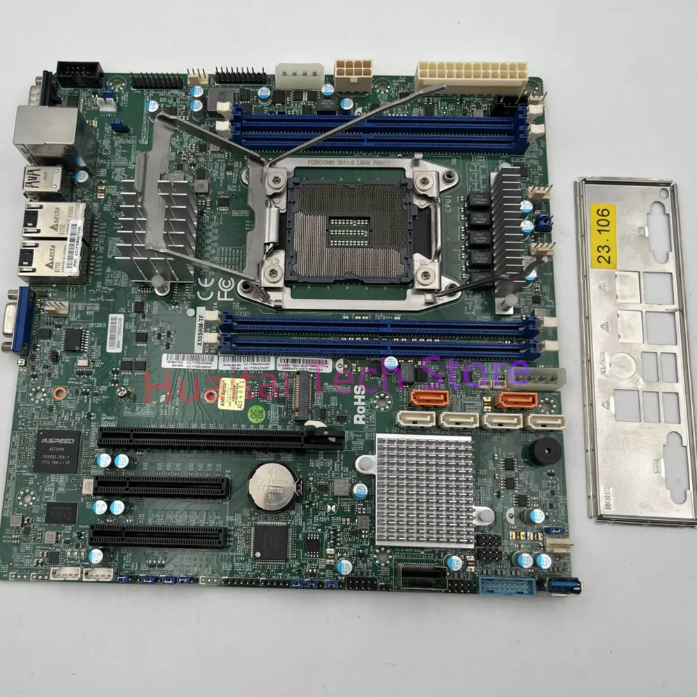 For Supermicro Motherboard LGA 2011 Xeon Processor E5-2600/1600 v4 / v3 Dual 10GBase-T LAN Ports X10SRM-TF