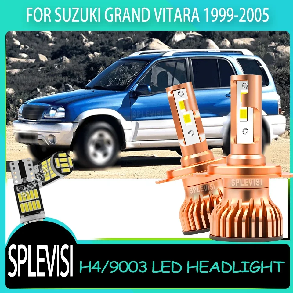 

Shockproof Design Enhanced Night Driving Visibility H4 LED HEADLIGHT For Suzuki Grand Vitara 1999 2000 2001 2002 2003 2004 2005