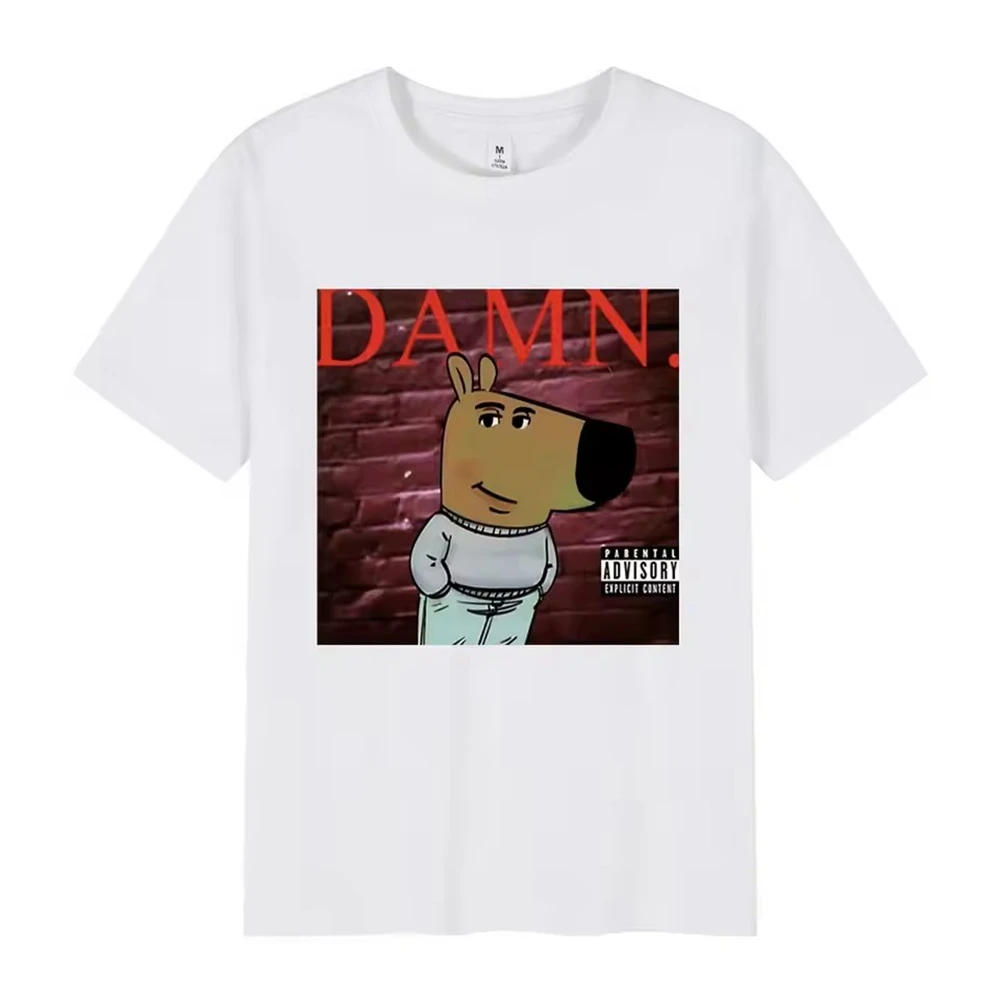 TShirt Men Mens Clothing T Shirt Homme Mens T Shirt  New in Top&Tees Chill Guy Kendrick Lamar DAMN Funny Meme Graphic T-shirts