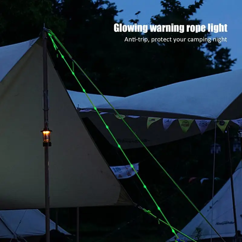 Outdoor Rope Outdoor Waterproof Marine Rope LED Rope Lights Outdoor Waterproof Wind Rope Lamp Camping Light Strip Waterproof For