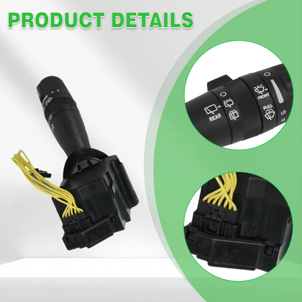 For Jeep Wrangler Commander Liberty Patriot Dodge Nitro Caliber Car Windshield Wiper Combination Switch  68003215AD, 68003215AA