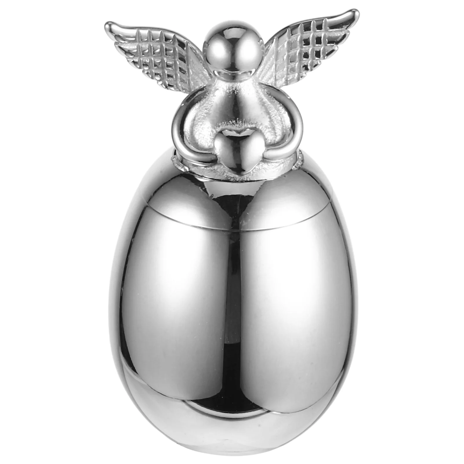 

Urns Angel Pet Ash Sealing Bottle Cat For Ashes Ashtray Commemorate 520X320X320CM Can Silver Memorial Casket