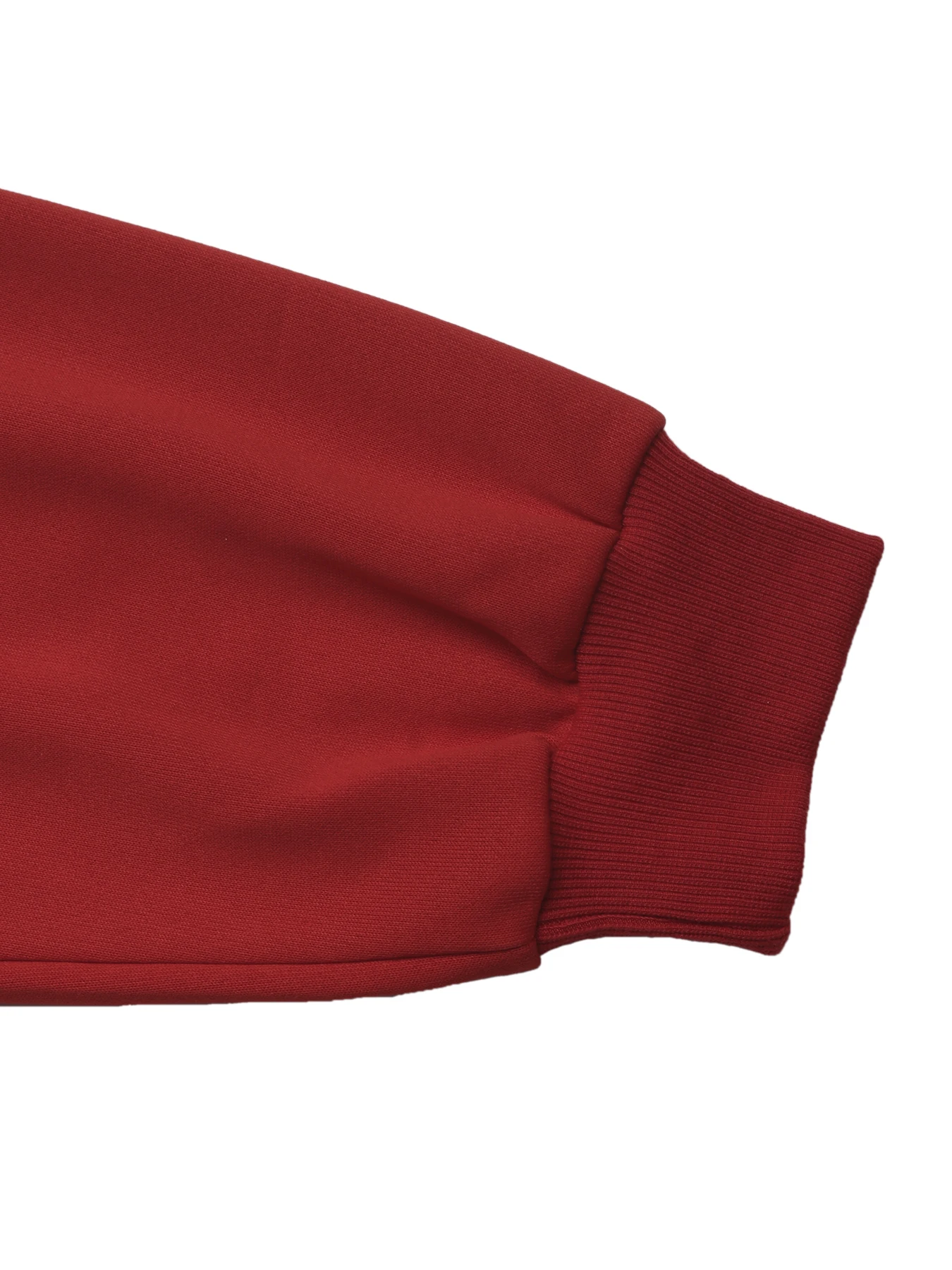 سويت شيرت نسائي مطبوع عليه قلب أحمر لعيد الميلاد كاجوال فضفاض برقبة دائرية وسحاب وتفاصيل وأكمام طويلة