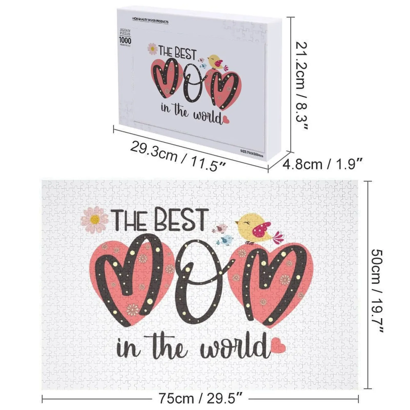 Meilleure maman du monde - Cm Punk Aew Puzzle le plus vendu avec photo personnalisée Jouets de Noël Jouets personnalisés Puzzle