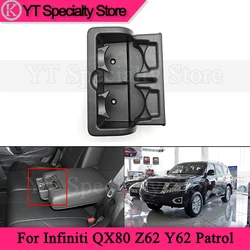 Kamshing Cup Holder For Infiniti QX80 Z62 Y62 Patrol Middle Row Seat Cup Holder Center Armrest Tea Cup Holder