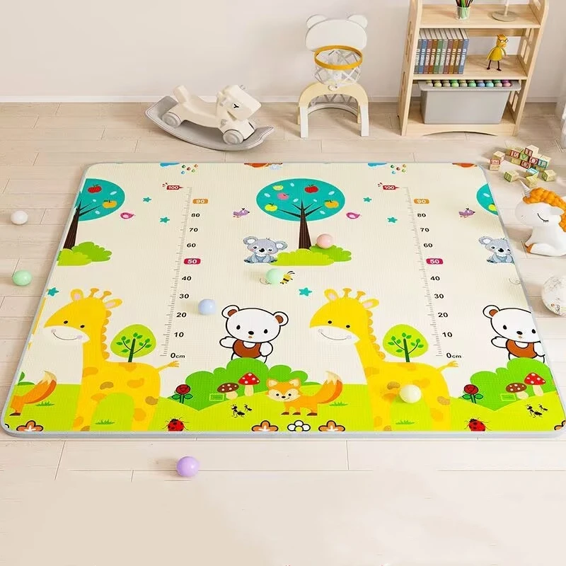 Large Size 200*180 Playmat Crawling Carpet Baby Play Mat Blanket Children Rug for Kids Educational Toys Soft Activity Game Floor