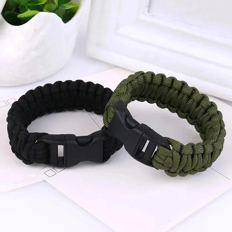 23cm Seven Core Paracord Escape Outdoor Emergency Plaited Rope EDC Camping Survival Saving Bracelet Tools Umbrella Rope Bracelet