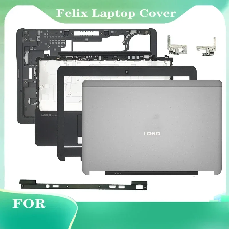 

NEW For Dell E7240 7240 LCD Back Cover/Front Bezel/Hinges/Palmrest/Bottom Case Door Cover Top Case 0WRMNK WRMNK