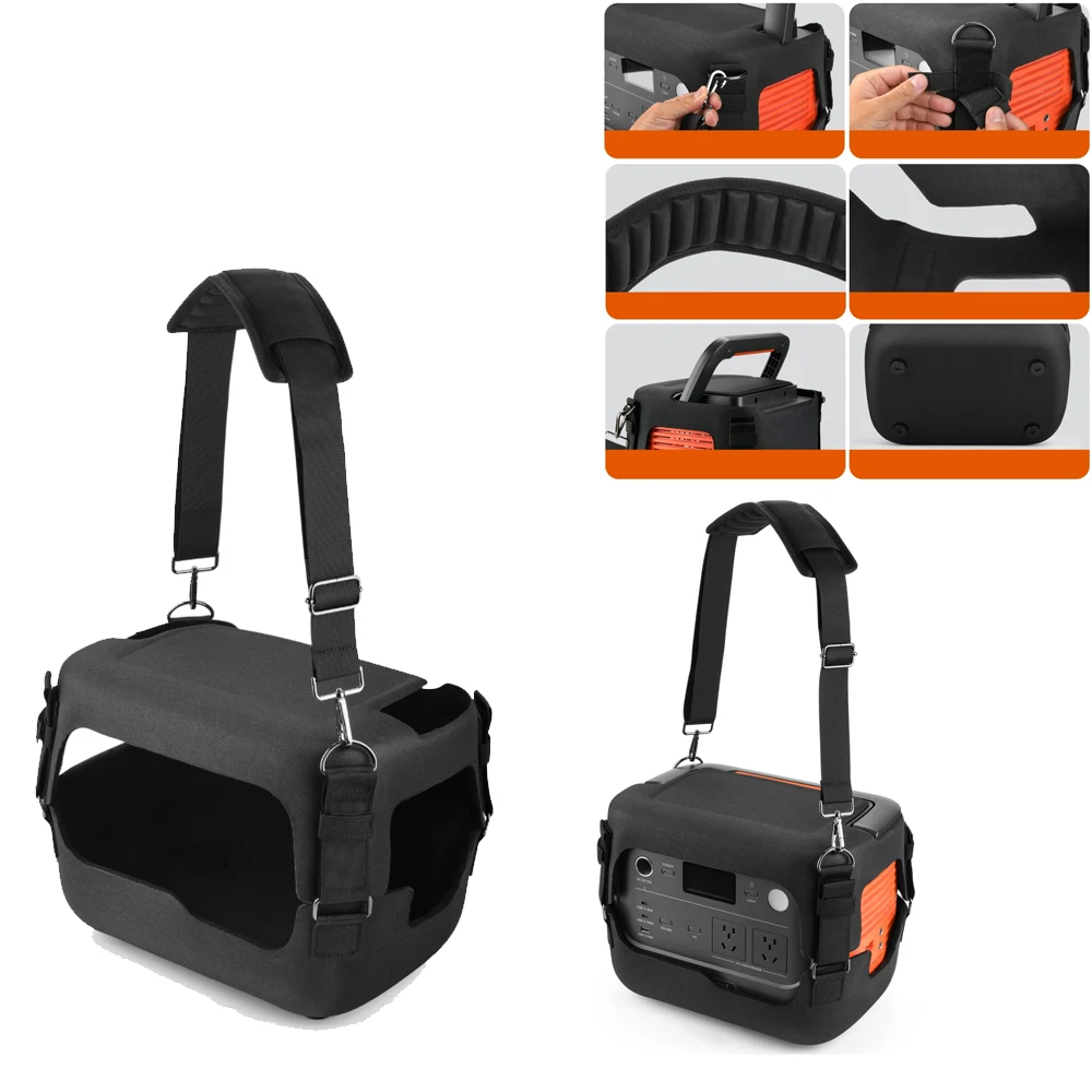 

Carrying Case for Jackery Explorer 1000 v2,EVA Protective Cover Travel Storage Case with Quick-Acess Window, for Camping, Hiking