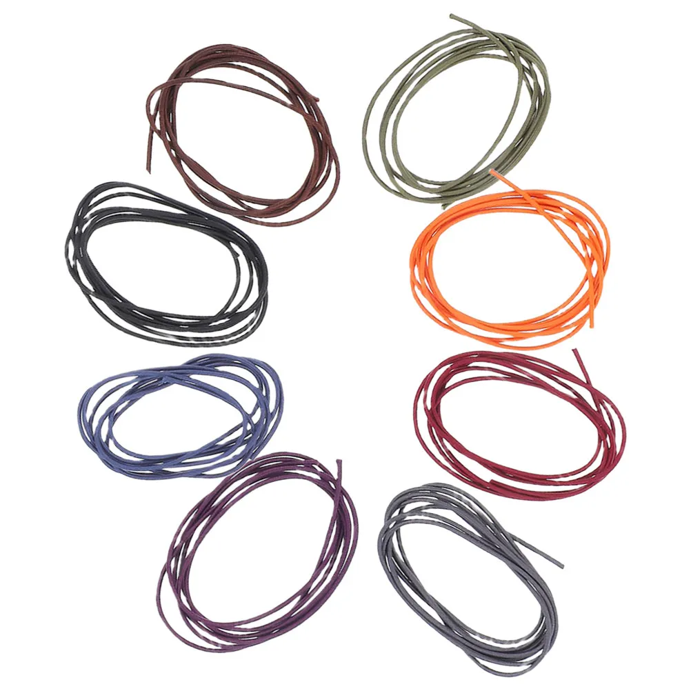 8Pcs Elastic Nylon Bands Stretchy Closure Straps Secure Notebook Journal Planner Organizer Office Travel Accessories