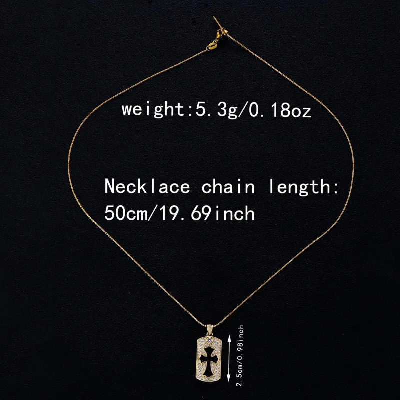 2025 جديد الهيب هوب كريستال كريستيان يسوع الصليب قلادة قلادة للجنسين الشارع الشهير الفاخرة الترقوة سلسلة مجوهرات العصرية